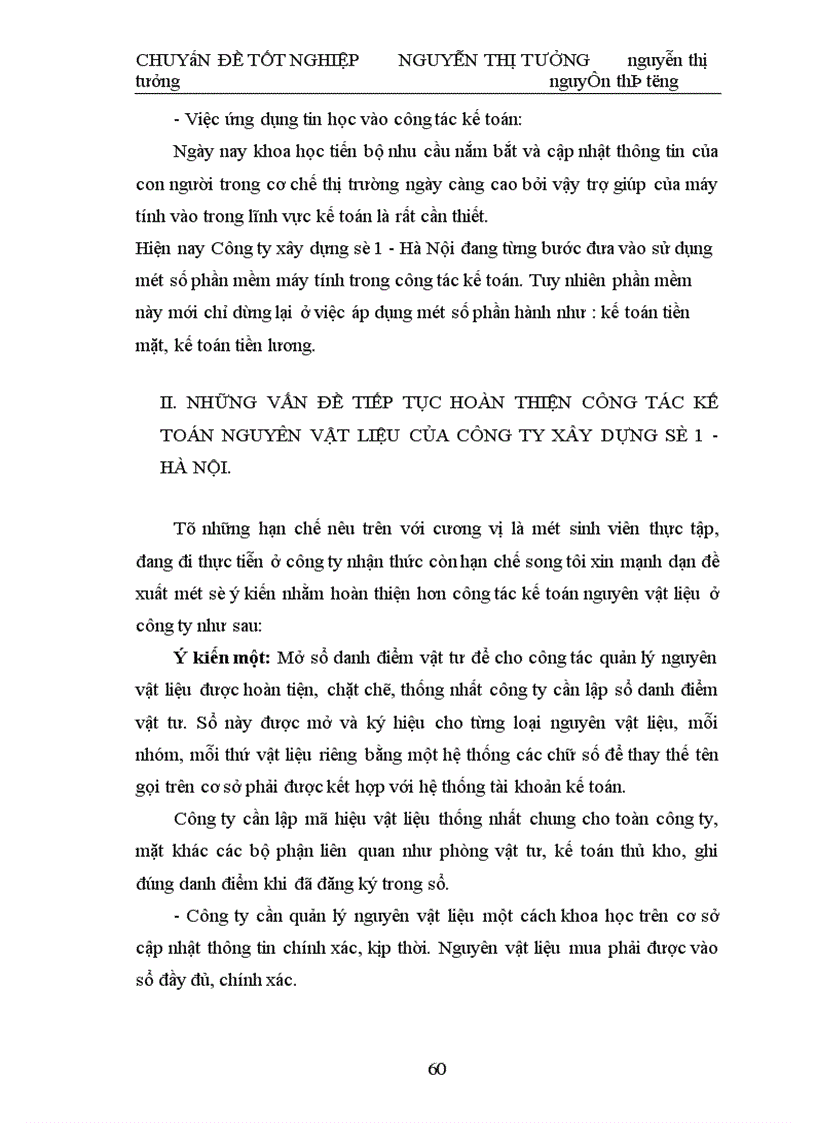 image for page Tổ chức công tác kế toán nguyên vật liệu ở công ty xây dựng số 1