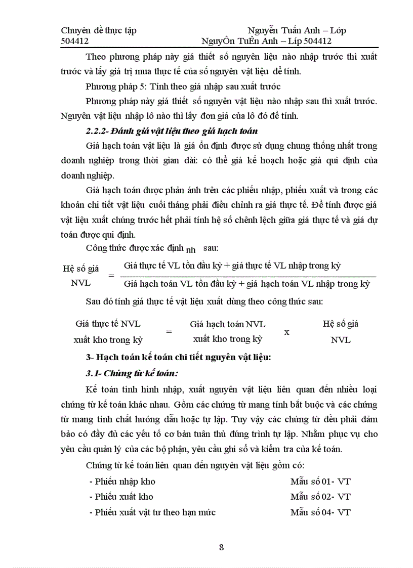 image for page Tổ chức hạch toán kinh tế nguyên vật liệu