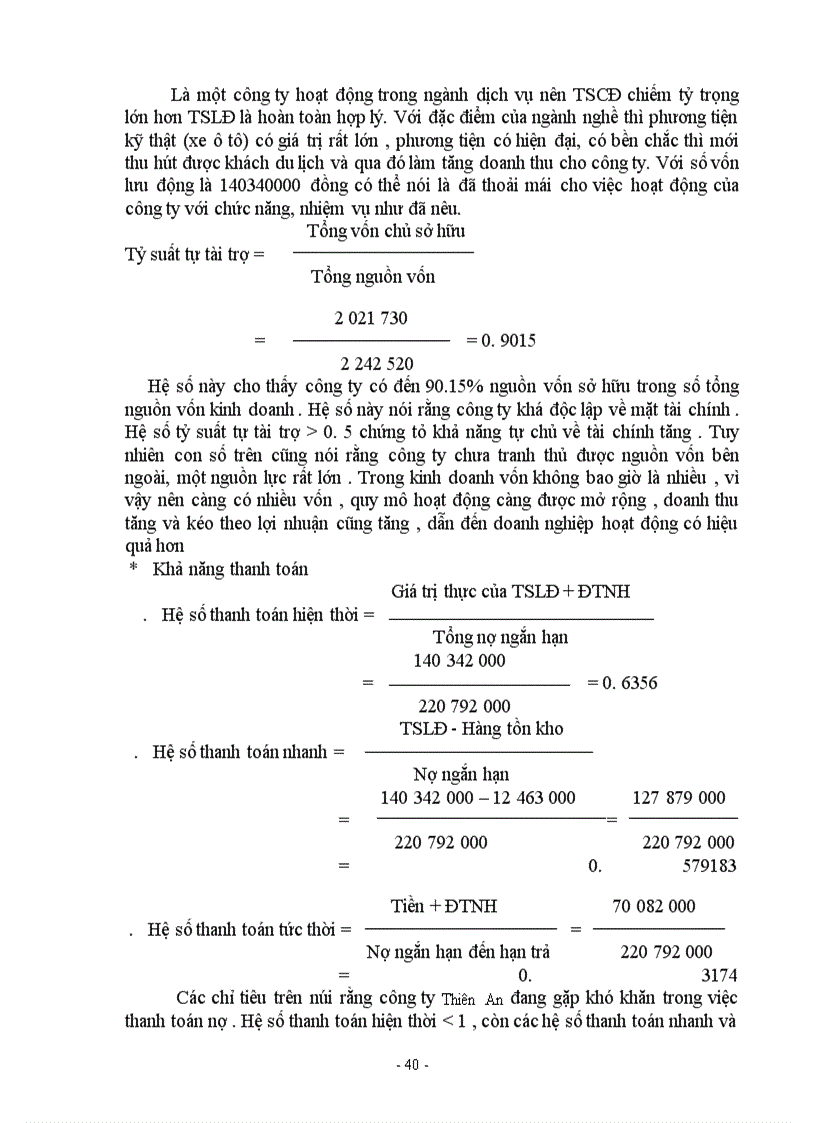 image for page Hoạt động kinh doanh và kết quả hoạt động kinh doanh công ty Thiên An