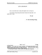 Hoàn thiện công tác kế toán XNK vật tư, thiết bị tại công ty CP Thương mại và Vận tải Sông Đà - Sotraco