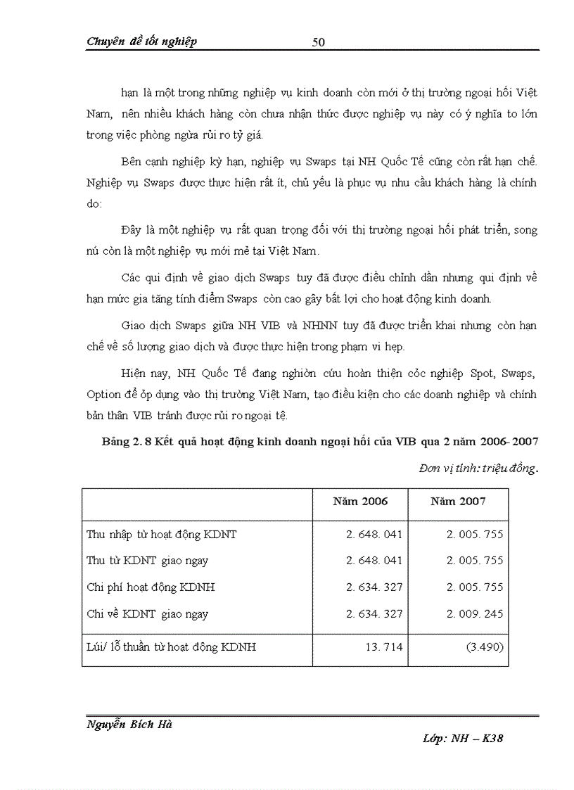 image for page Hạn chế rủi ro trong hoạt động kinh doanh ngoại tệ tại NHTMCP Quốc Tế-VIB