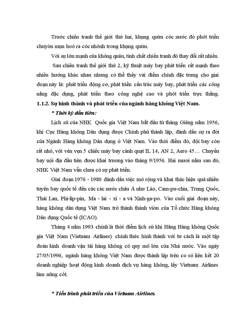 image for page Ngành hàng không Việt Nam trong quá trình hội nhập