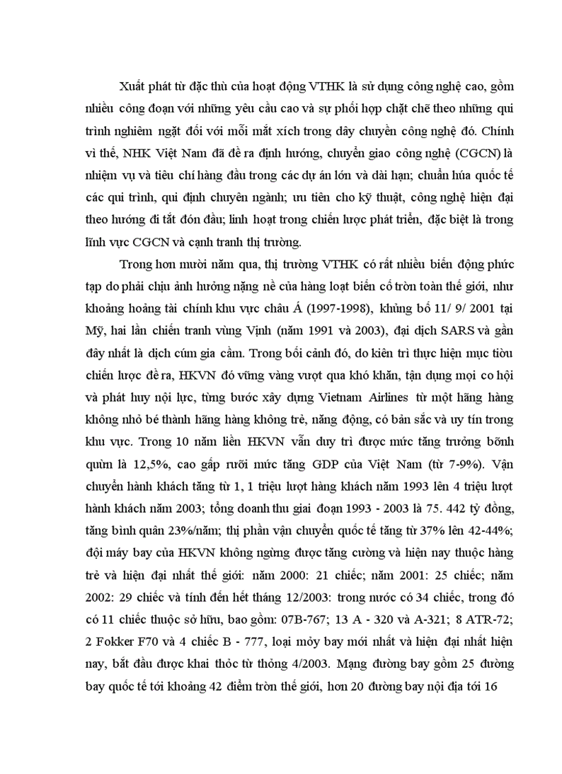 image for page Ngành hàng không Việt Nam trong quá trình hội nhập