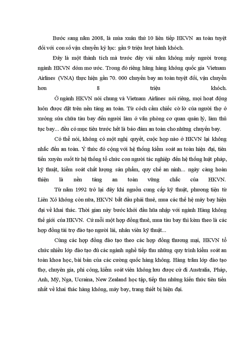 image for page Ngành hàng không Việt Nam trong quá trình hội nhập