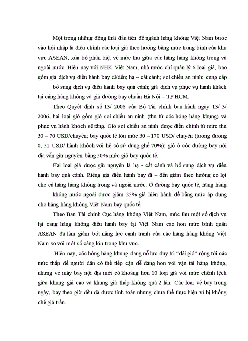 image for page Ngành hàng không Việt Nam trong quá trình hội nhập