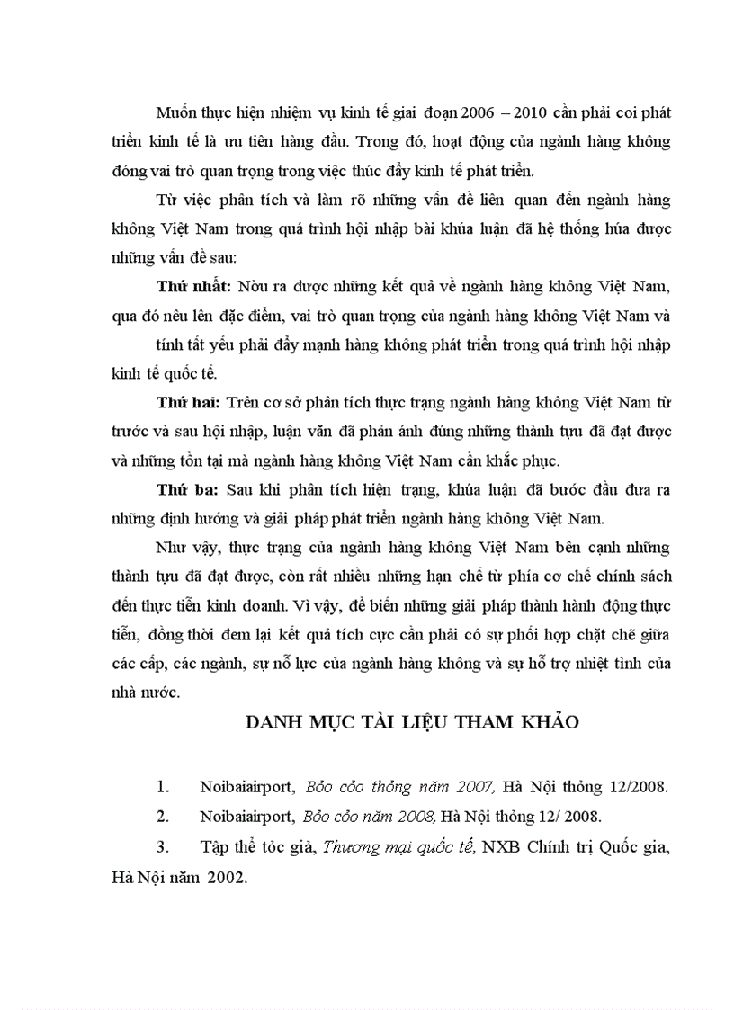 image for page Ngành hàng không Việt Nam trong quá trình hội nhập