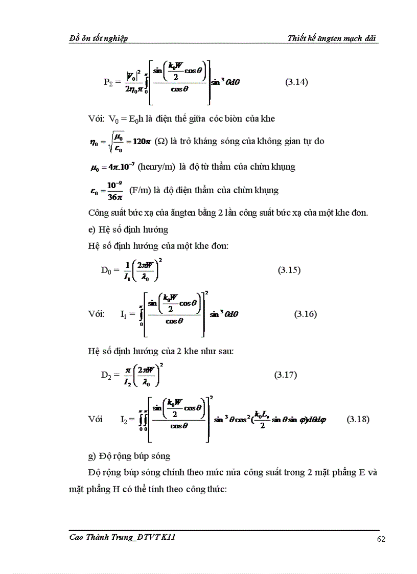 image for page Thiết kế ăngten mạch dải