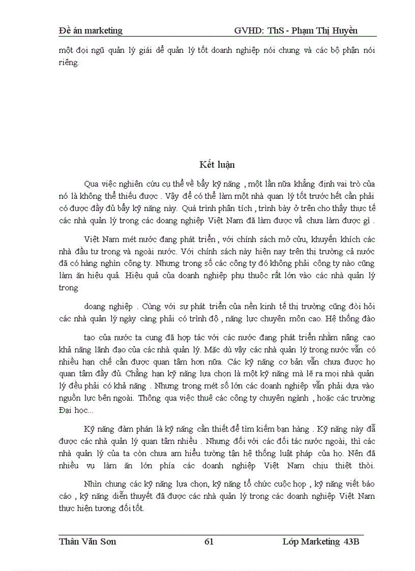 image for page Bẩy kỹ năng cơ bản của ngưòi quản lý