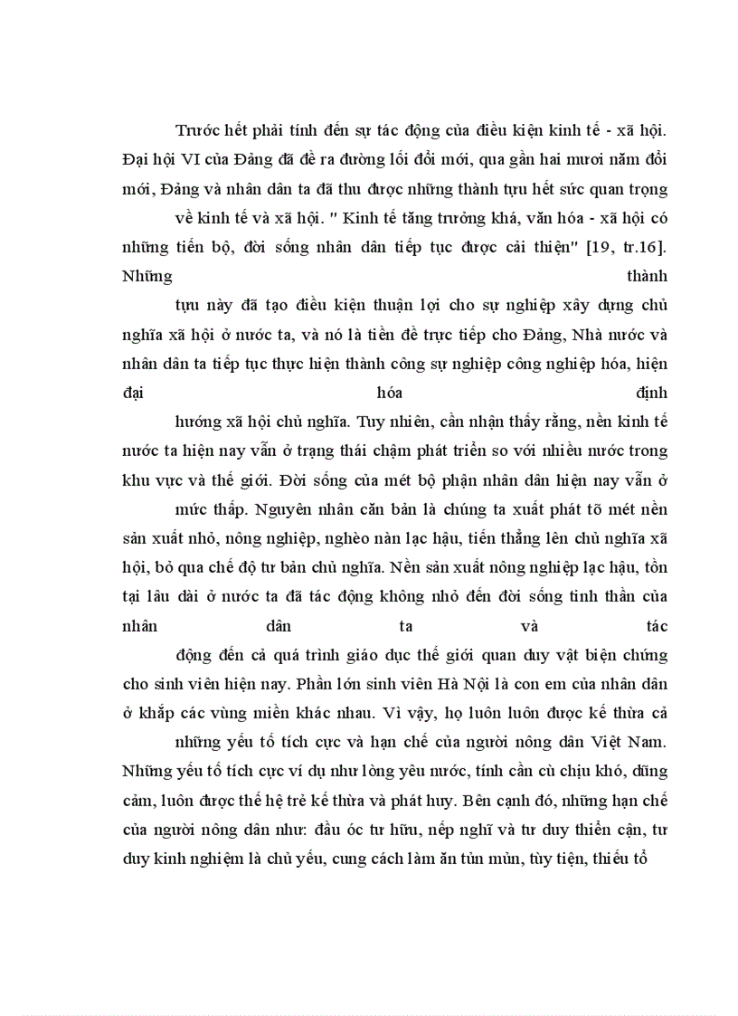 image for page Giáo dục thế giới quan duy vật biện chứng cho sinh viên hà nội hiện nay - thực trạng và giải pháp