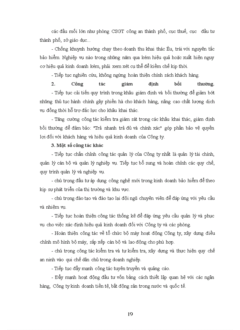 image for page Tổ chức của công ty bảo hiểm Hà nội