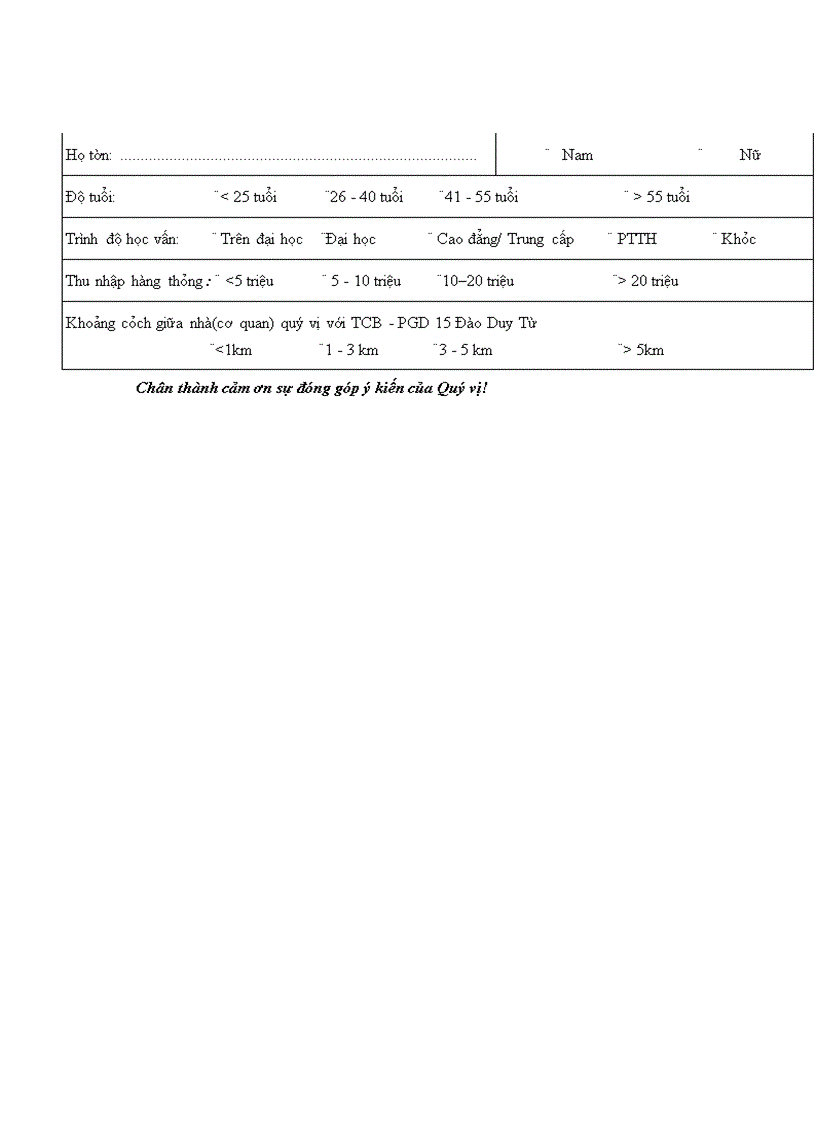 image for page Chất lượng dịch vụ khách hàng tại Chi nhánh Techcombank Hà Nội