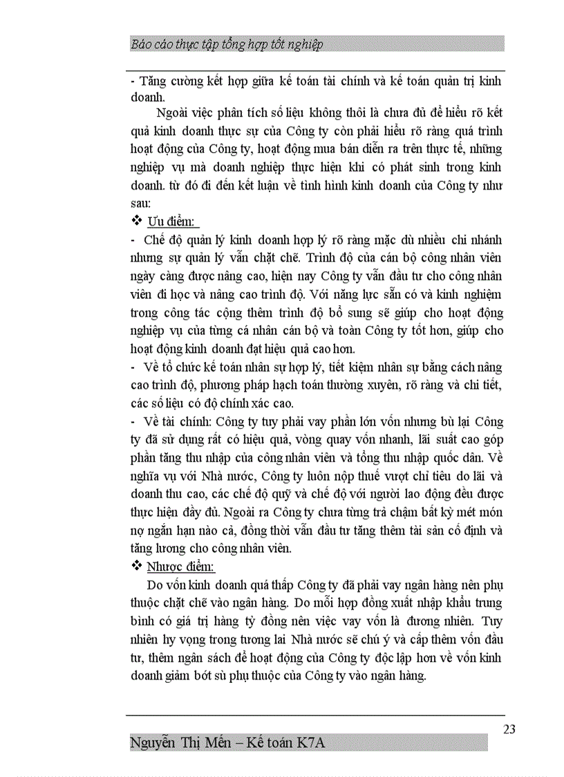 image for page Báo cáo thực tập tổng hợp tại Công ty Xuất nhập khẩu và Đầu tư IMEXI