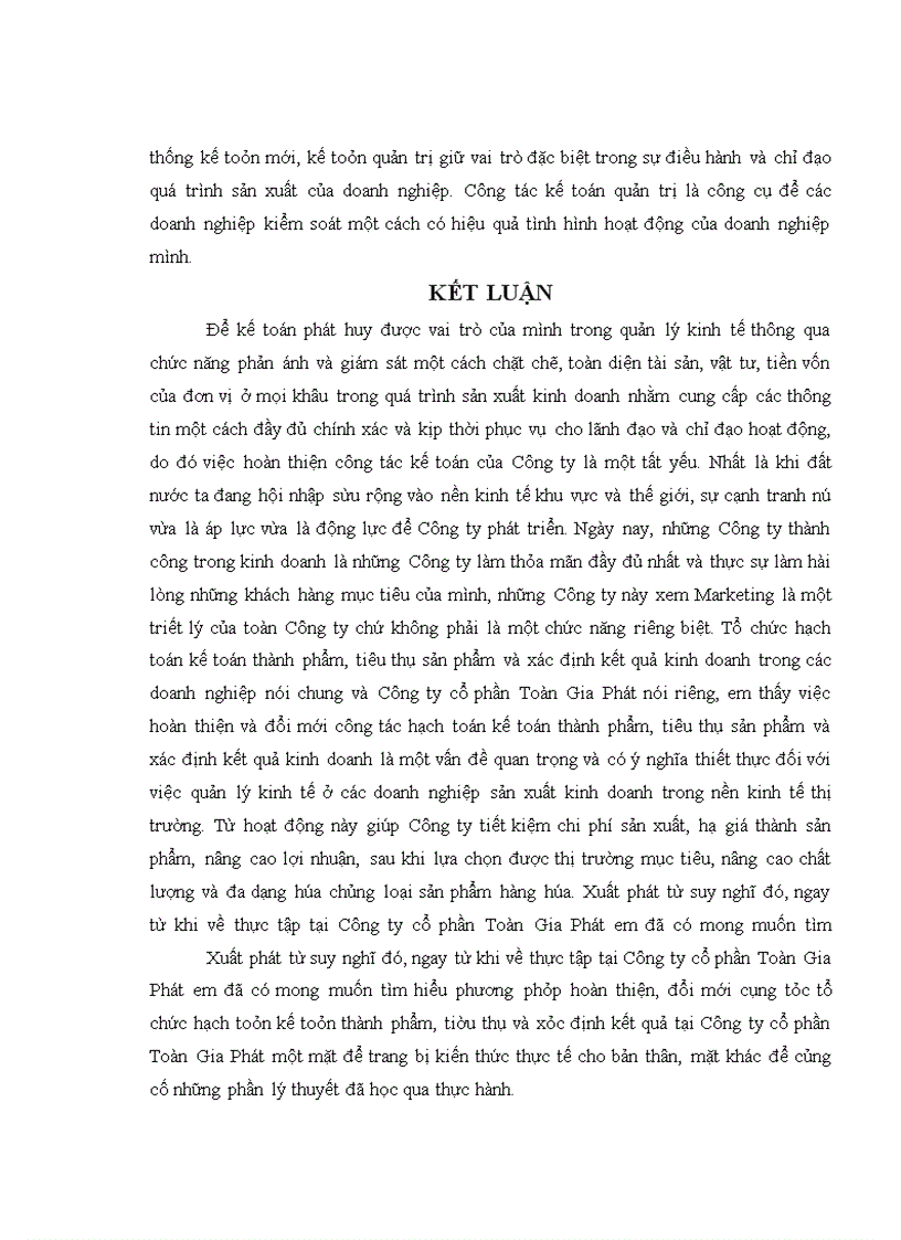 image for page Tổ chức bộ máy kế toán và hệ thống kế toán tại công ty cổ phần Toàn Gia Phát