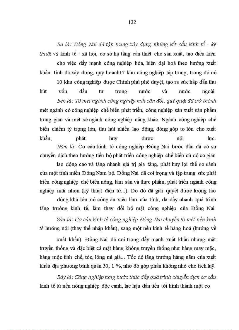 image for page Chuyển dịch cơ cấu kinh tế công nghiệp trong quá trình công nghiệp hóa, hiện đại hóa ở Đồng Nai