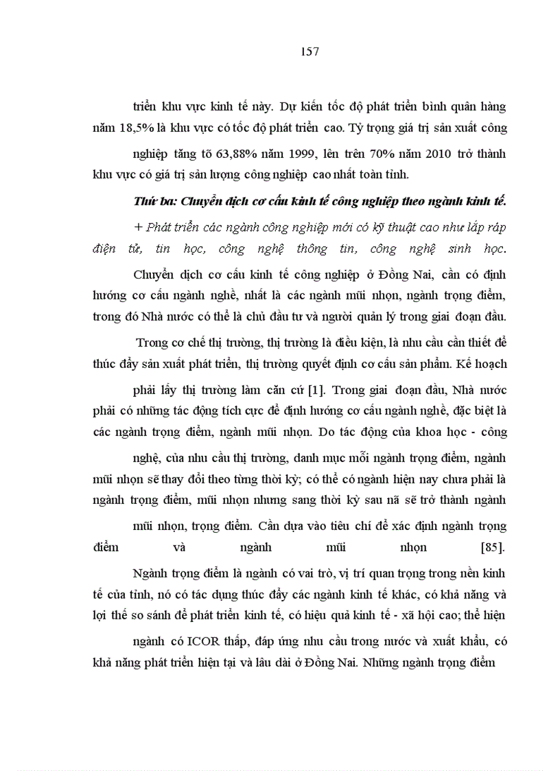 image for page Chuyển dịch cơ cấu kinh tế công nghiệp trong quá trình công nghiệp hóa, hiện đại hóa ở Đồng Nai