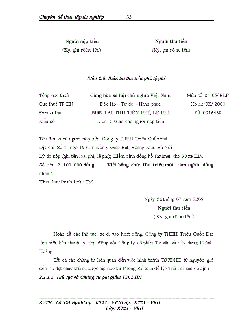 image for page Hoàn thiện kế toán tài sản cố định hữu hình với việc nâng cao hiệu quả sử dụng tài sản cố định hữu hình tại Công ty TNHH Triệu Quốc Đạt