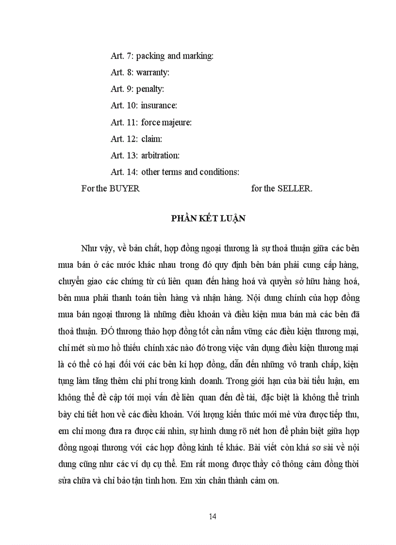 image for page Hợp đồng mua bán ngoại thương – nội dung và cách thức soạn thảo