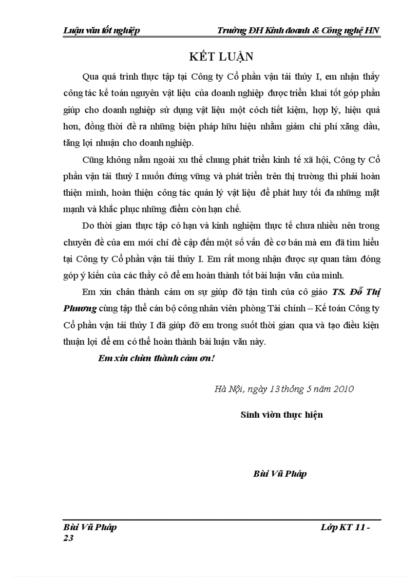 image for page Kế toán nguyên vật liệu tại Công ty Cổ phần vận tải Thủy I