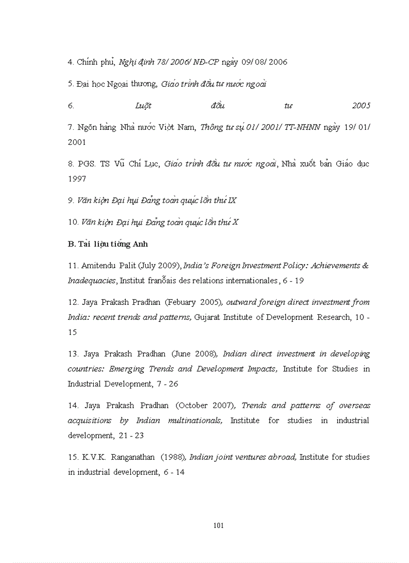 image for page Hình thức và động cơ đầu tư ra nước ngoài của doanh nghiệp Ấn Độ và bài học cho Việt Nam