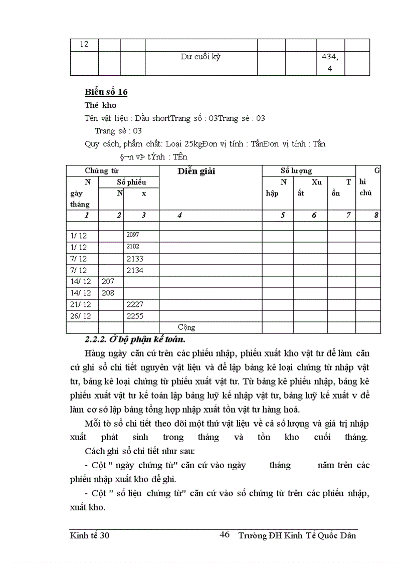 image for page Thực trạng hạch toán nguyên vật liệu tại Công ty kinh doanh và chế biến lương thực việt tiến