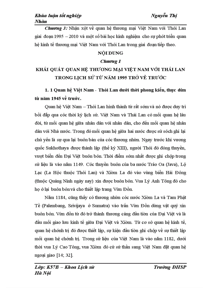 image for page Quan hệ thương mại Việt Nam với Thái Lan từ 1995 đến 2010