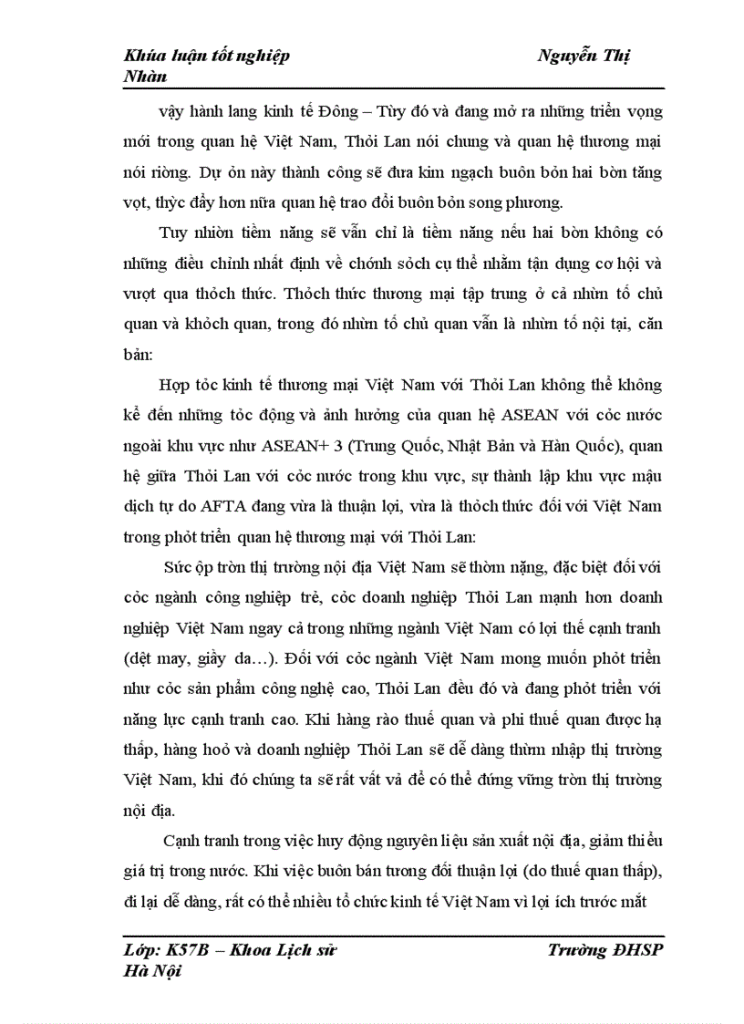 image for page Quan hệ thương mại Việt Nam với Thái Lan từ 1995 đến 2010