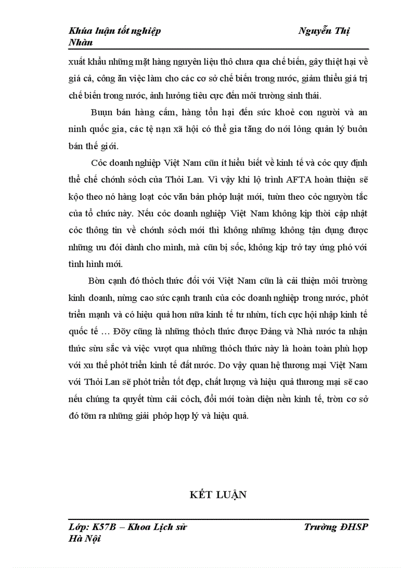 image for page Quan hệ thương mại Việt Nam với Thái Lan từ 1995 đến 2010