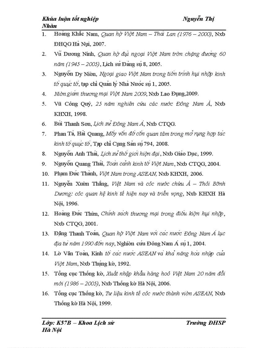 image for page Quan hệ thương mại Việt Nam với Thái Lan từ 1995 đến 2010