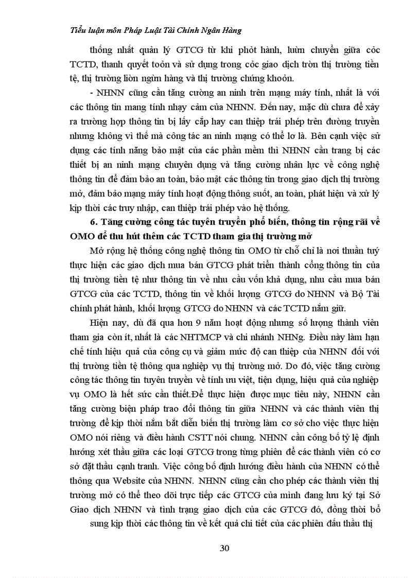 image for page Đánh giá sự điều tiết của ngân hàng nhà nước trong việc thực hiện chính sách tiền tệ thông qua nghiệp vụ thị trường mở hiện nay.