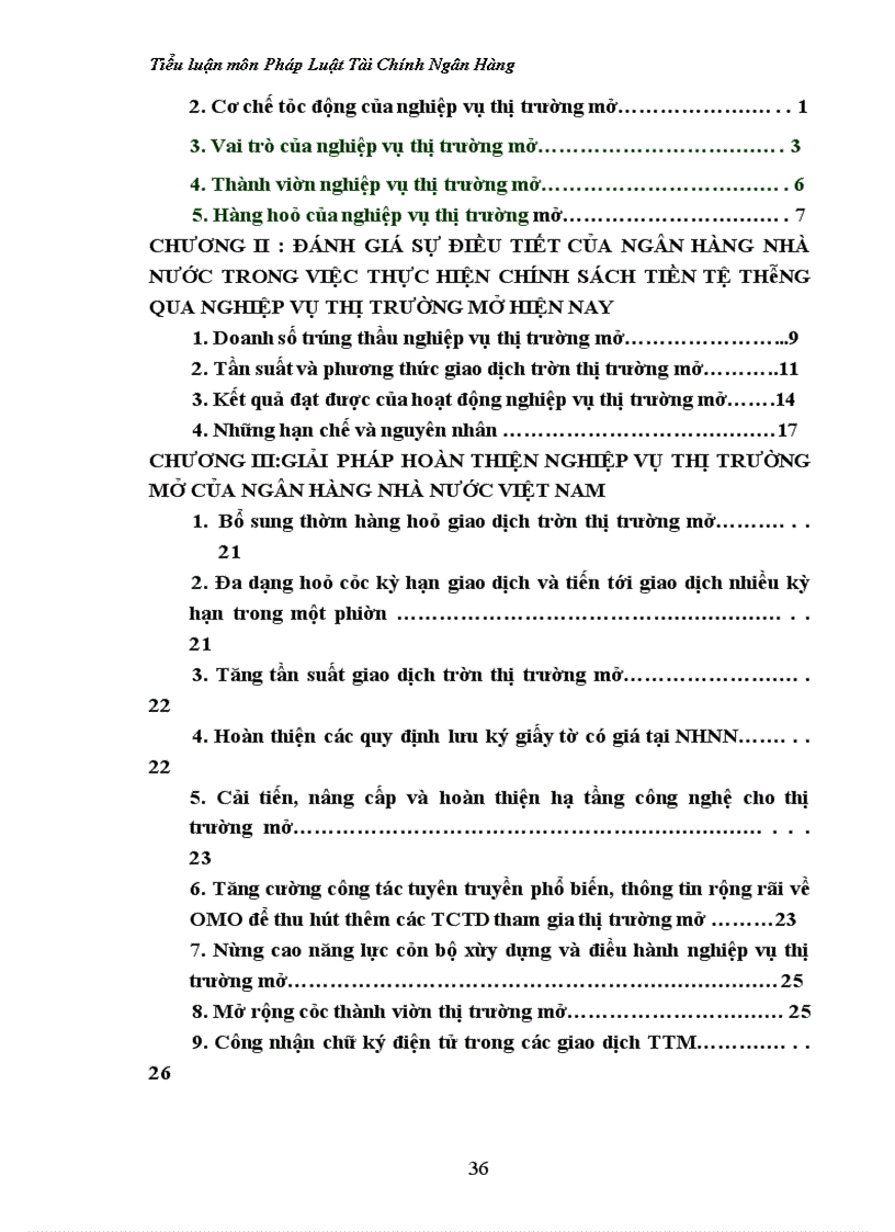 image for page Đánh giá sự điều tiết của ngân hàng nhà nước trong việc thực hiện chính sách tiền tệ thông qua nghiệp vụ thị trường mở hiện nay.