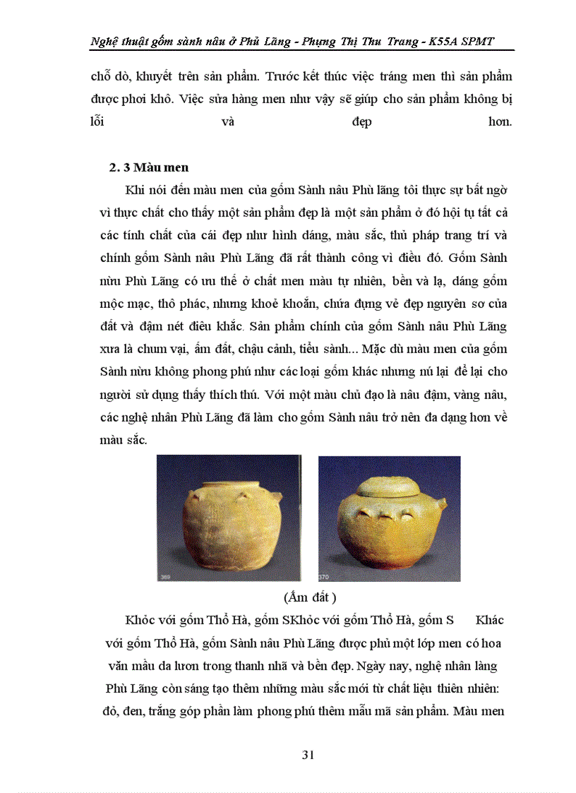 image for page Nghệ thuật gốm sành nâu ở Phủ Lãng