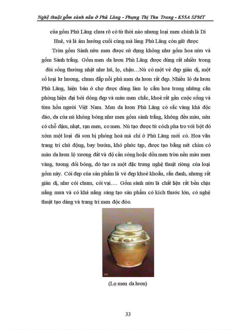 image for page Nghệ thuật gốm sành nâu ở Phủ Lãng