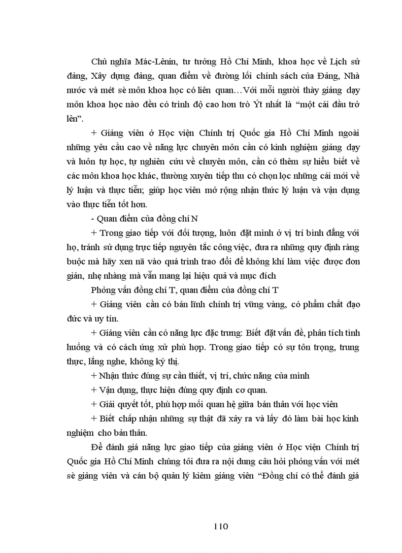 image for page Kỹ năng giao tiếp với học viên của giảng viên Học viện Chính trị quốc gia Hồ Chí Minh -