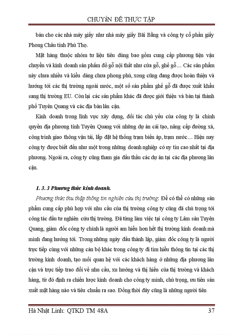 image for page Giải pháp phát triển thị trường tiêu thụ sản phẩm gỗ nguyên liệu của công ty TNHH Xây dựng và thương mại Thanh Giang.