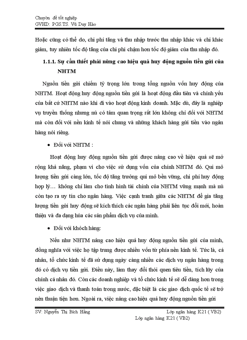 image for page Nâng cao hiệu quả huy động nguồn tiền gửi tại NHNo&PTNT Việt Nam – Chi Nhánh Từ Liêm