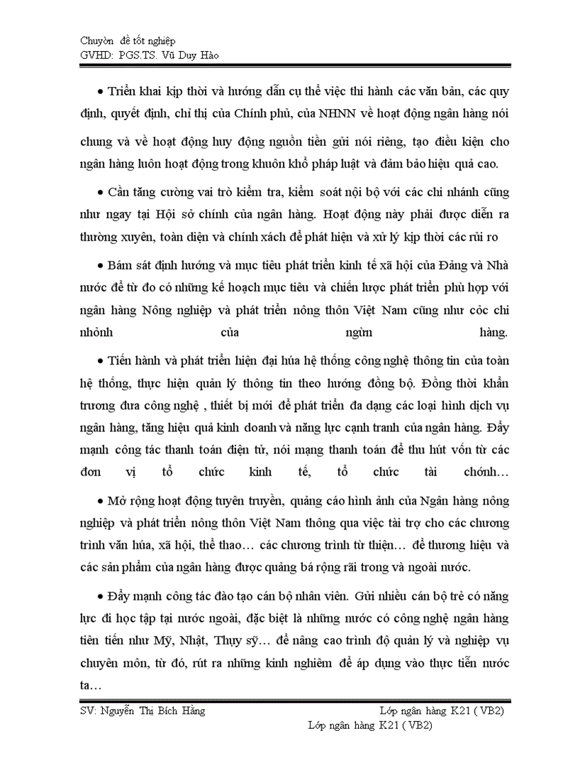 image for page Nâng cao hiệu quả huy động nguồn tiền gửi tại NHNo&PTNT Việt Nam – Chi Nhánh Từ Liêm