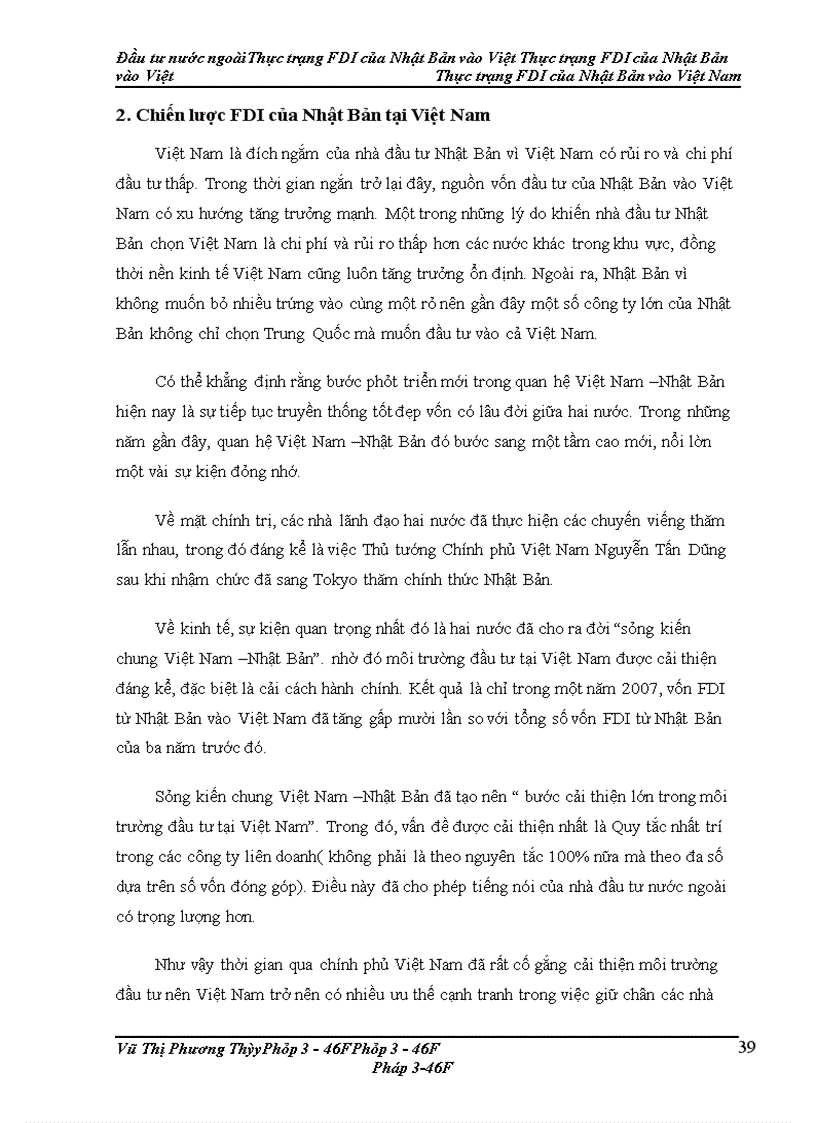 image for page Đầu tư nước ngoài Thực trạng FDI của Nhật Bản vào Việt Nam