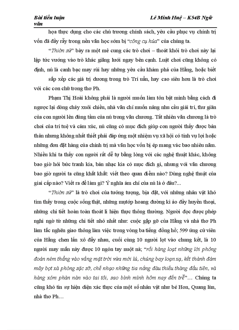 image for page Hình tượng con người cô đơn trong văn xuôi thời đổi mới, được nhận diện qua Thiên sứ của Phạm Thị Hoài