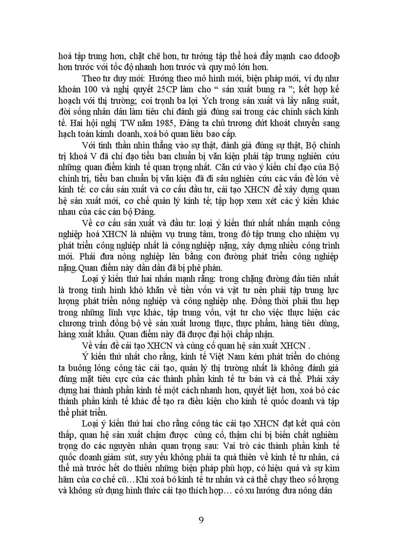 image for page Nhận thức của Đảng về CNXH và con đường quá độ đi lên CNXH trên phạm vi cả nước