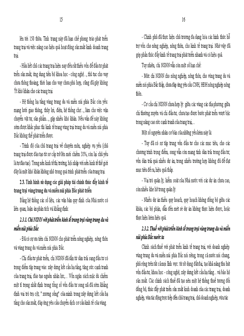 image for page Các giải pháp tài chính để phát triển kinh tế trang trại vùng trung du và miền núi phía Bắc Việt Nam