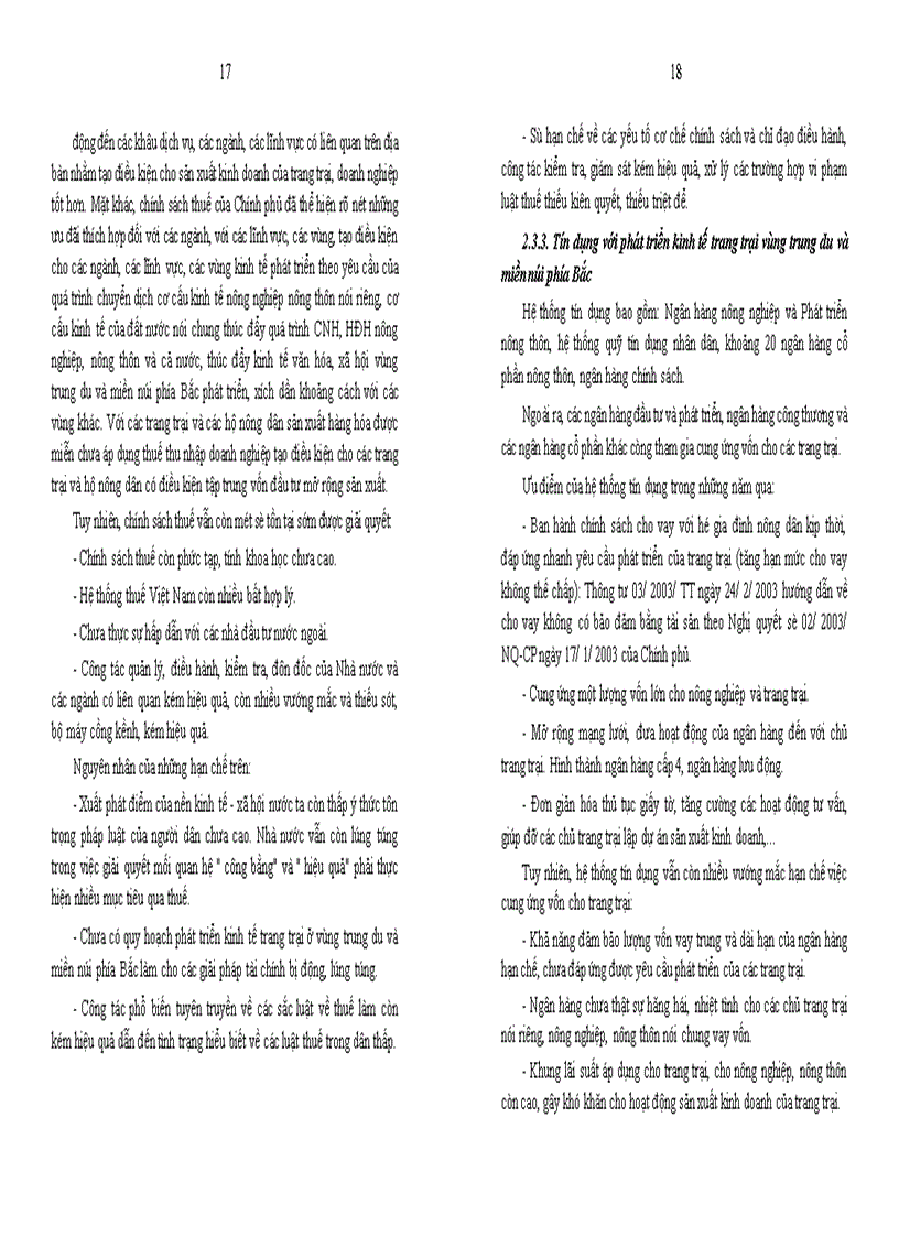 image for page Các giải pháp tài chính để phát triển kinh tế trang trại vùng trung du và miền núi phía Bắc Việt Nam