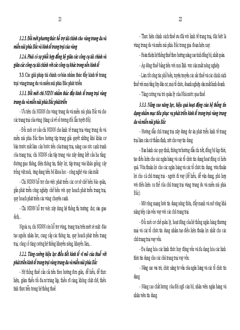 image for page Các giải pháp tài chính để phát triển kinh tế trang trại vùng trung du và miền núi phía Bắc Việt Nam