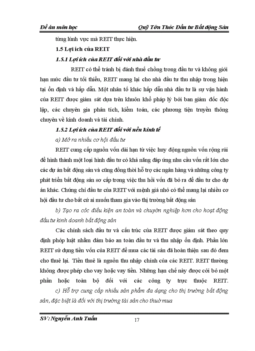 image for page Quy chế về REIT thì REIT được hiểu là một định chế được pháp luật điều chỉnh, REIT có chức năng chính là giúp huy động các vốn dài hạn phát triển thị trường bất động sản thông qua các ưu đãi có điều kiện về thuế