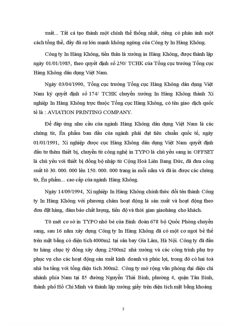 image for page Đặc điểm tổ chức sản xuất và tổ chức công tác kế toán ở Công ty Hàng Không