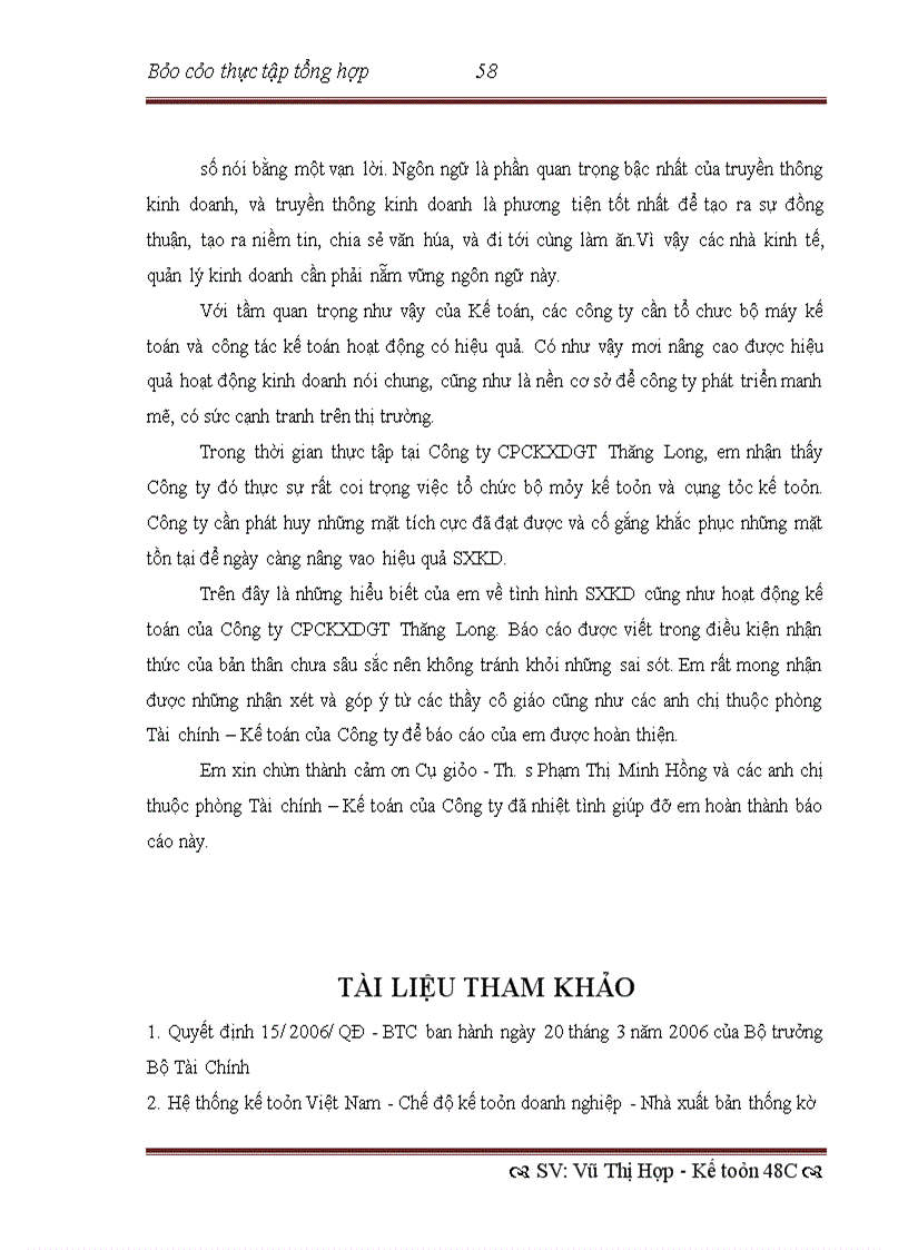 image for page Tổ chức bộ máy kế toán và hệ thống kế toán tại công ty cpckxdgt thăng long