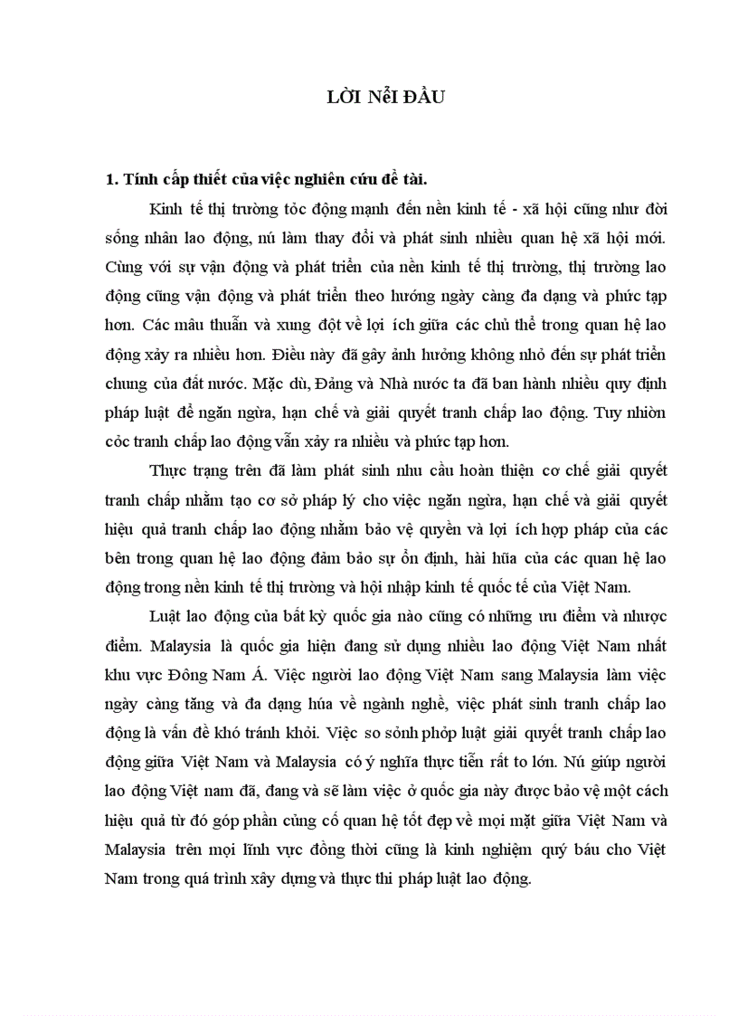 image for page Phương hướng hoàn thiện cơ chế giải quyết tranh chấp lao động của Việt nam dựa trên kinh nghiệm của Malaysia