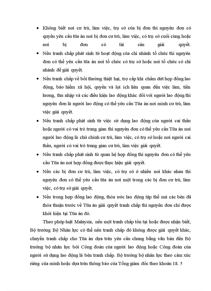 image for page Phương hướng hoàn thiện cơ chế giải quyết tranh chấp lao động của Việt nam dựa trên kinh nghiệm của Malaysia