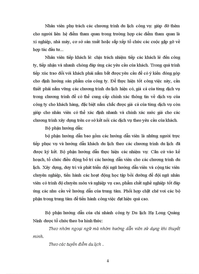 image for page Hoạt động kinh doanh và những kết quả đạt được về Chi nhánh công ty Du lịch Hạ Long Quảng Ninh