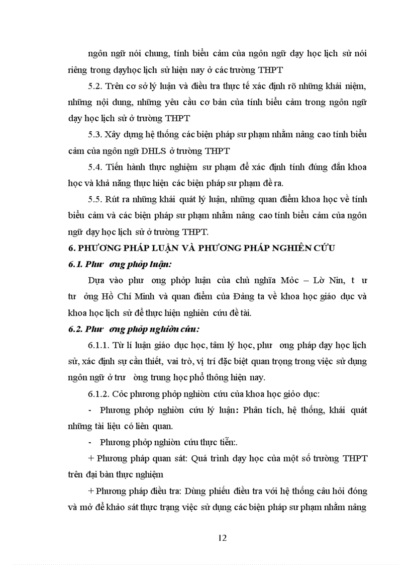 image for page Một số biện pháp sư phạm nhằm nâng cao tính biểu cảm của ngôn ngữ trong dạy học lịch sử ở trường THPT (vận dụng qua chương trình lớp 10- chương trình chuẩn)