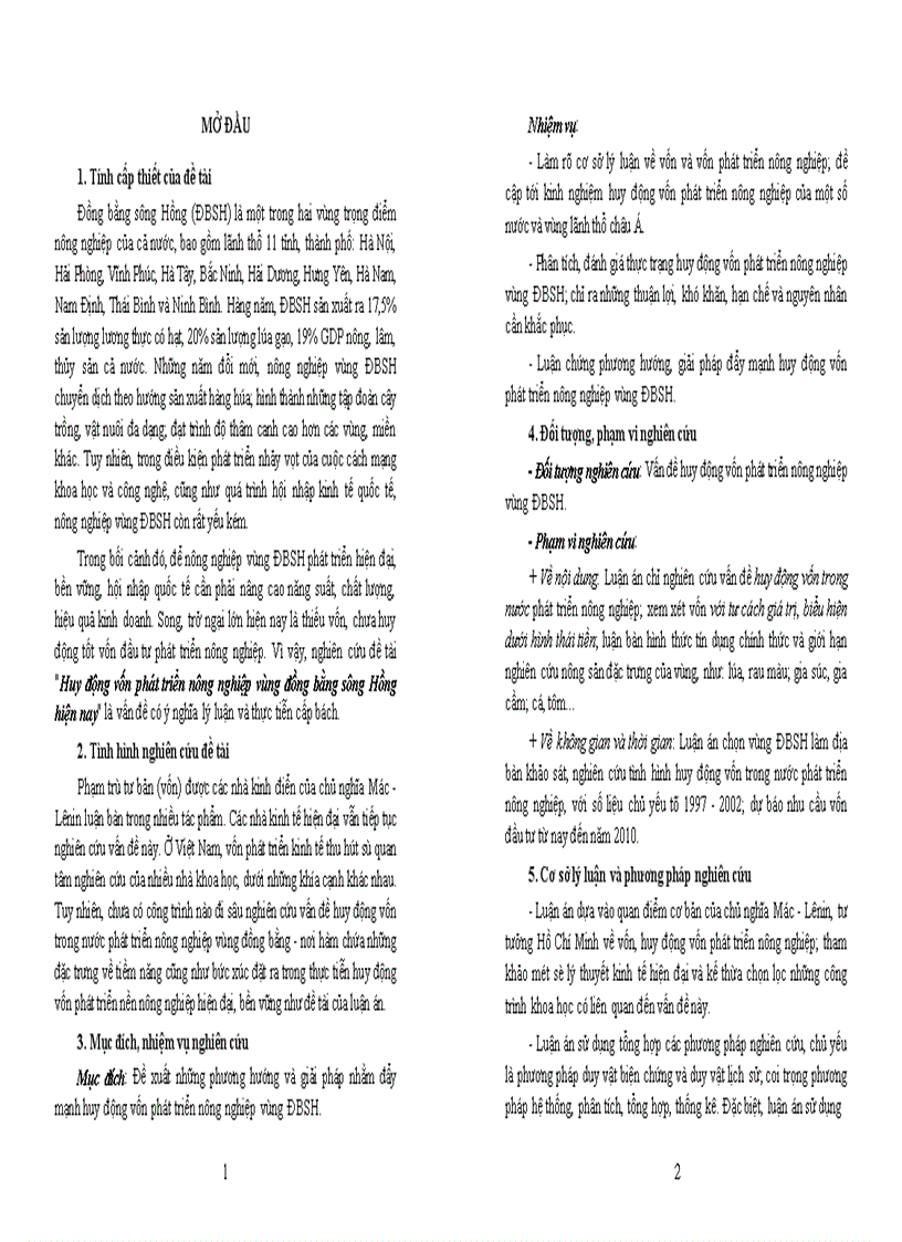 image for page Huy động vốn phát triển nông nghiệp vùng đồng bằng sông Hồng hiện nay